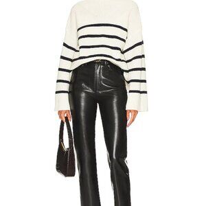 ** AGOLDE Recycled Leather Fitted 90's pants **